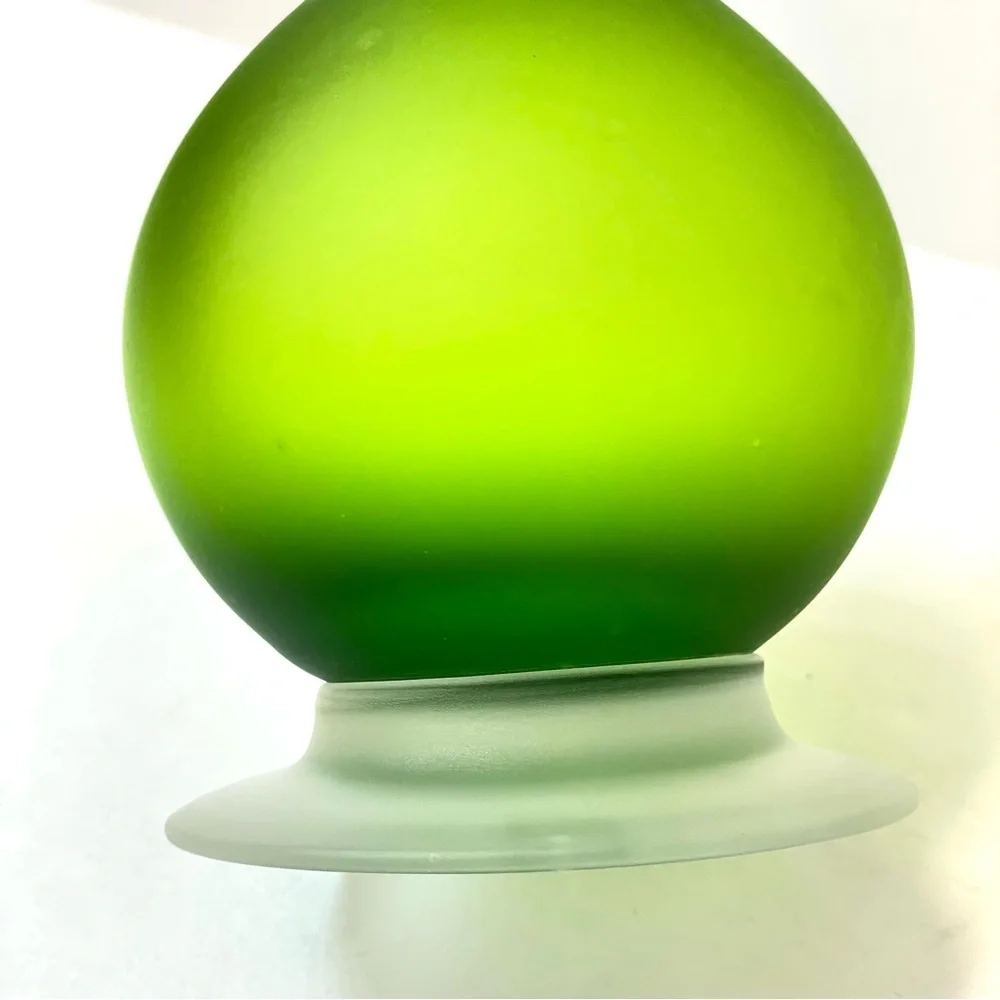 Carlo Moretti Rosenthal-Netter 1960s MCM Green Satin Glass Pencil Vase